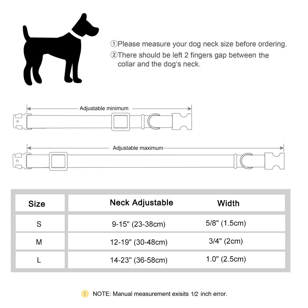 Personalized Bowknot Dog Collar Nylon Plaid Dog Collars Free Engraving Custom Pet Nameplate Necklace For Small Medium Large Dogs