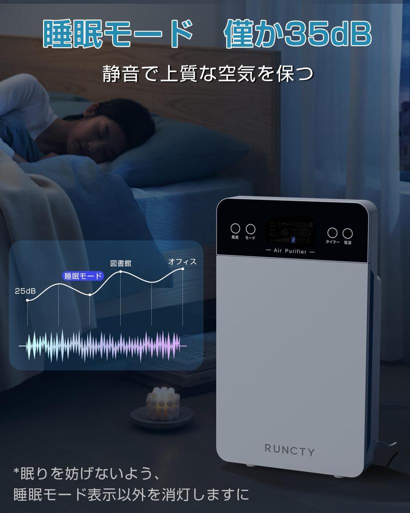Air Purifier HEPA Filter Air Purifier Air Quality Detection AUTO Mode 3 Air Volume Settings Powerful Quiet Energy Saving Touch Panel Timer Function
