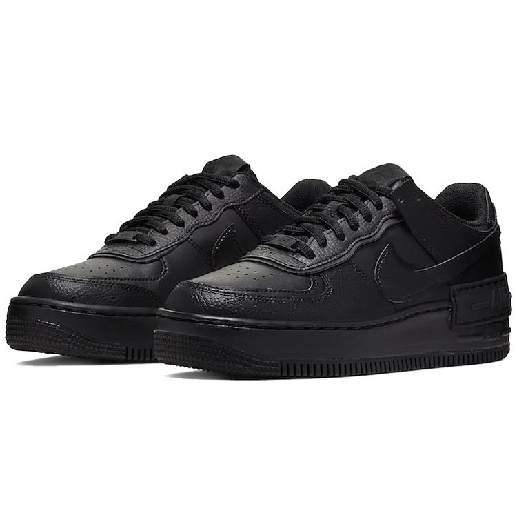 New Nike Air Force 1 Low Shadow Triple Black Women's CI0919-001