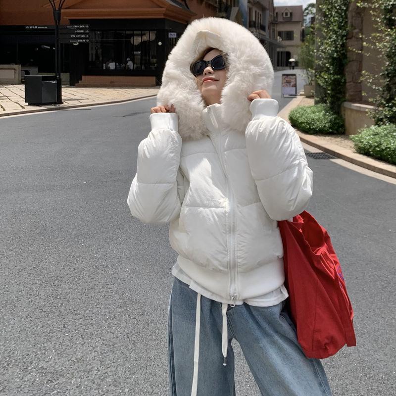Winter cotton-padded clothes women's new short thickened warm small student foreign-style cotton-padded jacket women's coat