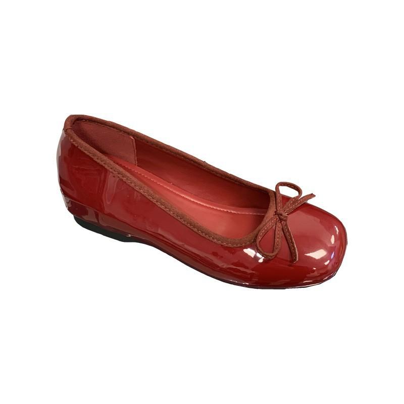 Bow patent leather single shoes versatile with skirts, evening shoes inner height increase, small leather shoes, shallow mouth women's shoes