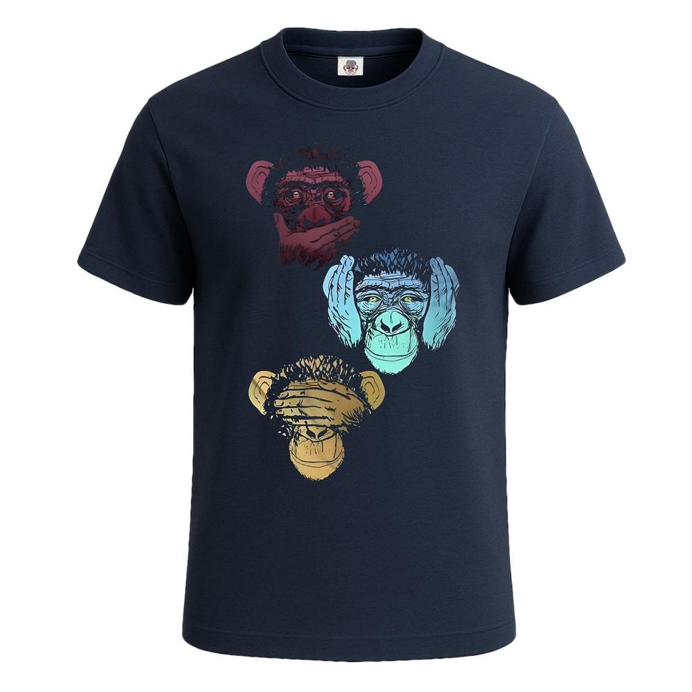 Hip hop monkey animal tee mens tshirt funny monkey joke party novelty tee top 2XL