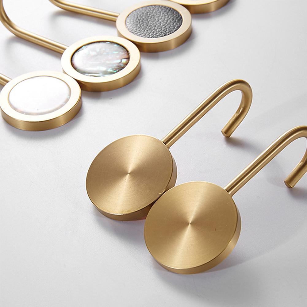 

Home Decoration Brass Wall Hook Stylish Wall Hook Ample Hanging Space Modern Design Style No Drilling Required China Mainland