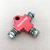 Motorcycle Hydraulic Brake Oil Hose Pipe Tee Coupling Tee Fitting Tee Connector For Dirt Pit Bike ATV Brake System 3way Adapter
