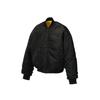 Onitsuka Tiger Denivita Series Minimalist Fashion Windproof Comfortable Soft Pilot Casual Jacket Unisex Jacket Black 2183B496-001