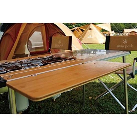 Snow Peak Table Slide Top Outdoor Camp Cooking Kitchen Dining