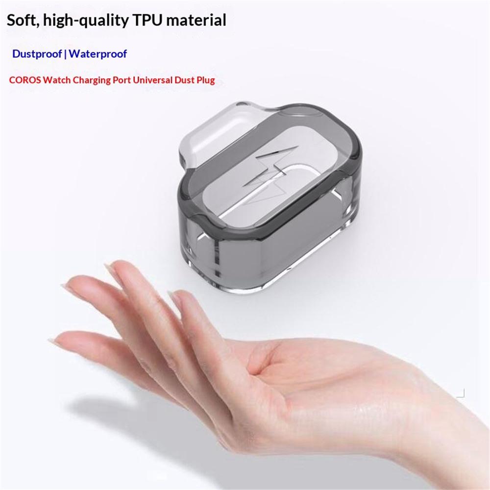 TPU Dust Cover for Coros Apex 2 Pro/Apex Pro/Apex 2 Smart Watch Charging Port Dust Plug