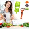 1pc Pelador Heavy Duty Manual Food Processor Peeler, Heavy Duty Plastic ,Sharp Blade, 2 in 1 Vegetable/Fruit Slicer and Peeler