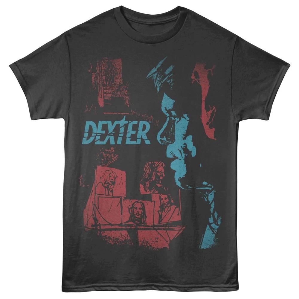 Dexter Crime Drama TV Show Dexter Profile Picture Men s T shirt 4XL