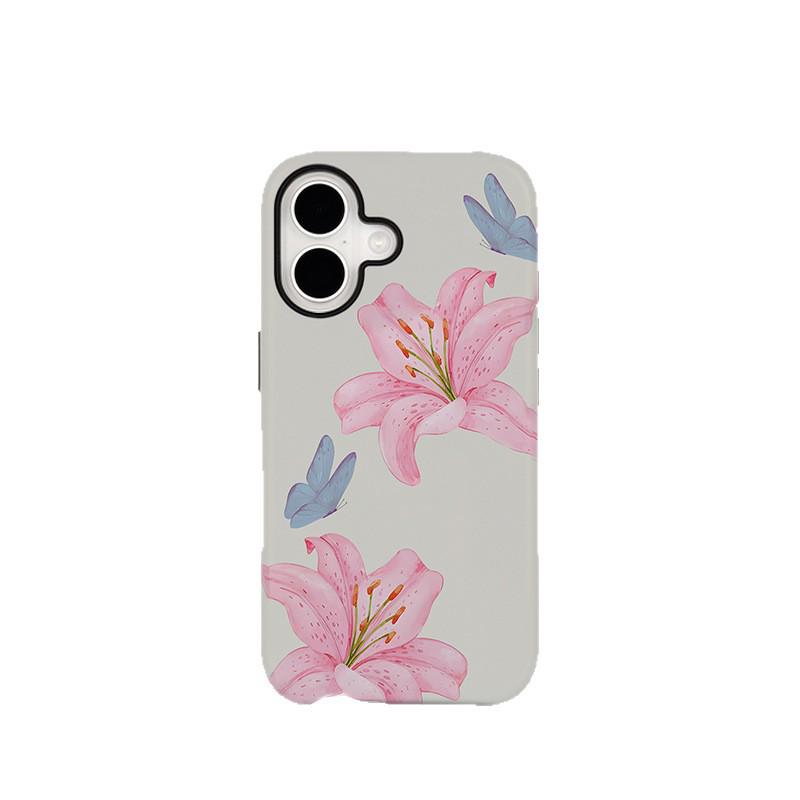

Butterfly Magnetic Case & Film for Apple Phone - Custom Print Available iPhone 13/14