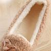 Women Autumn and Winter Soft Sole Comfortable Doudou Shoes Low Top Round Head Female Wool Shoes Versatile Cotton Shoes