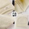 Autumn and winter knitted hats, children's versatile warm ear protection wool hats, big head circumference, small face, solid color bag head cold hat