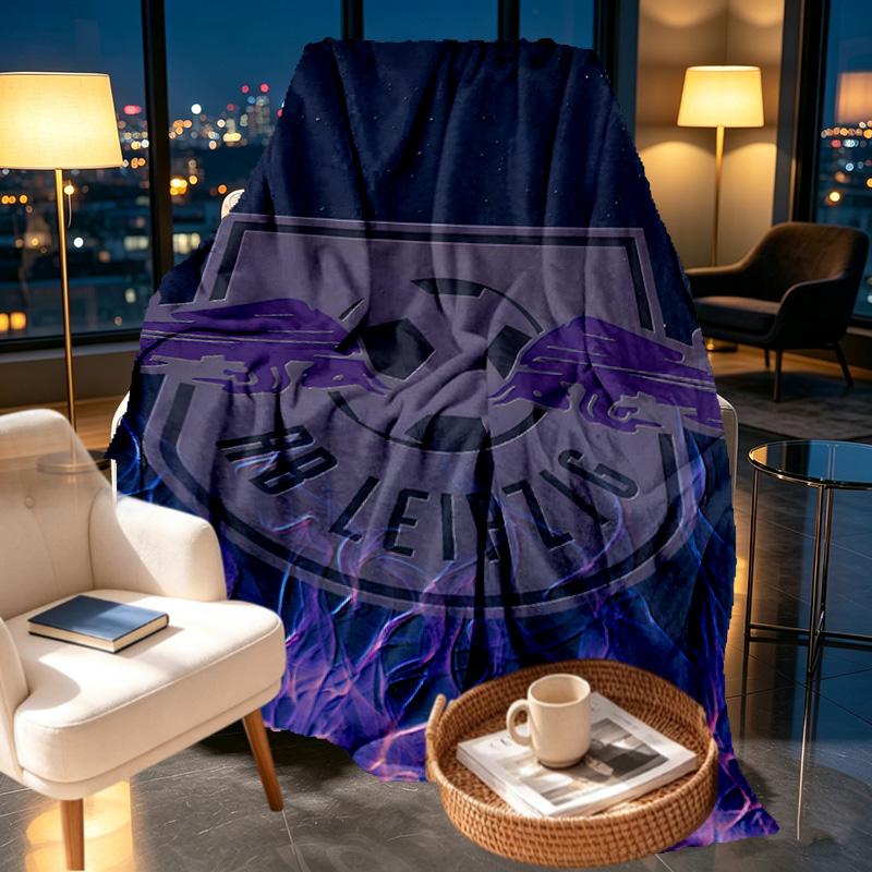 RB Leipzig Print Blanket - Soft & Comfortable, for Bedroom, Travel, Sofa, Home Decoration - Birthday Christmas Gift for Friend