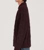 Beoteunseoul Wool Blend Collar Classic Soft Knit (Burgundy)