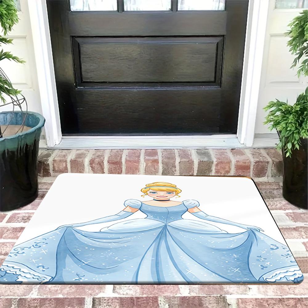 1pc Disney Mickey And Minnie Mouse Romantic Moonlit Night Doormat Soft Non-Slip Floor Mat for Front Door Living Room Bedroom B