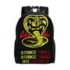 Cobra Kai Backpacks For Boys Girls, Cartoon Laptop Bags Lightweight Durable Backpack Schoolbag For Teens Elementary Middle School Bookbag,zxl