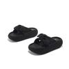 Rhinestone bow one-word drag women's summer new wear versatile sandals thick-bottomed beach slippers