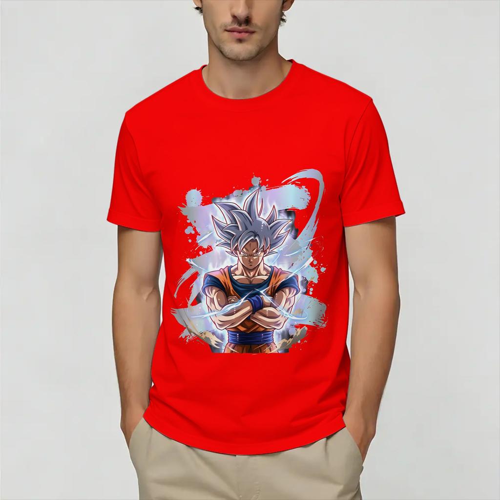 Dragon Balls T Shirt Beach Hip Hop T Shirts Unisexs 100 Cotton Breathable Oversize Top Tees Short Sleeves Aesthetic Tops
