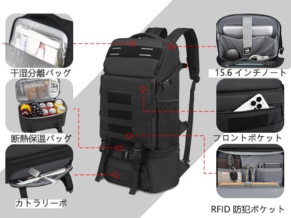 Xocvji Insulated Backpack Cooler Insulated Extra Thick Handbag and Shoulder for Outdoor Shopping Box, Foldable, Compact, Bag, Lightweight, Waterproof,