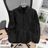 Spring and Autumn Loose Lapel Casual Shirt Versatile Men's Long Sleeve Shirt