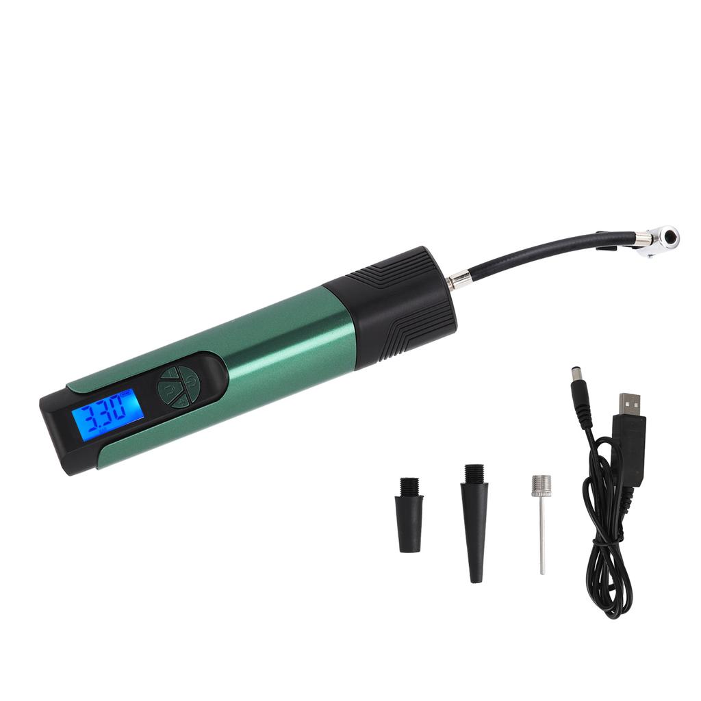 Portable Air Pump Intelligent Digital Display Multifunctional Handheld Tire Inflator for Cars Bikes
