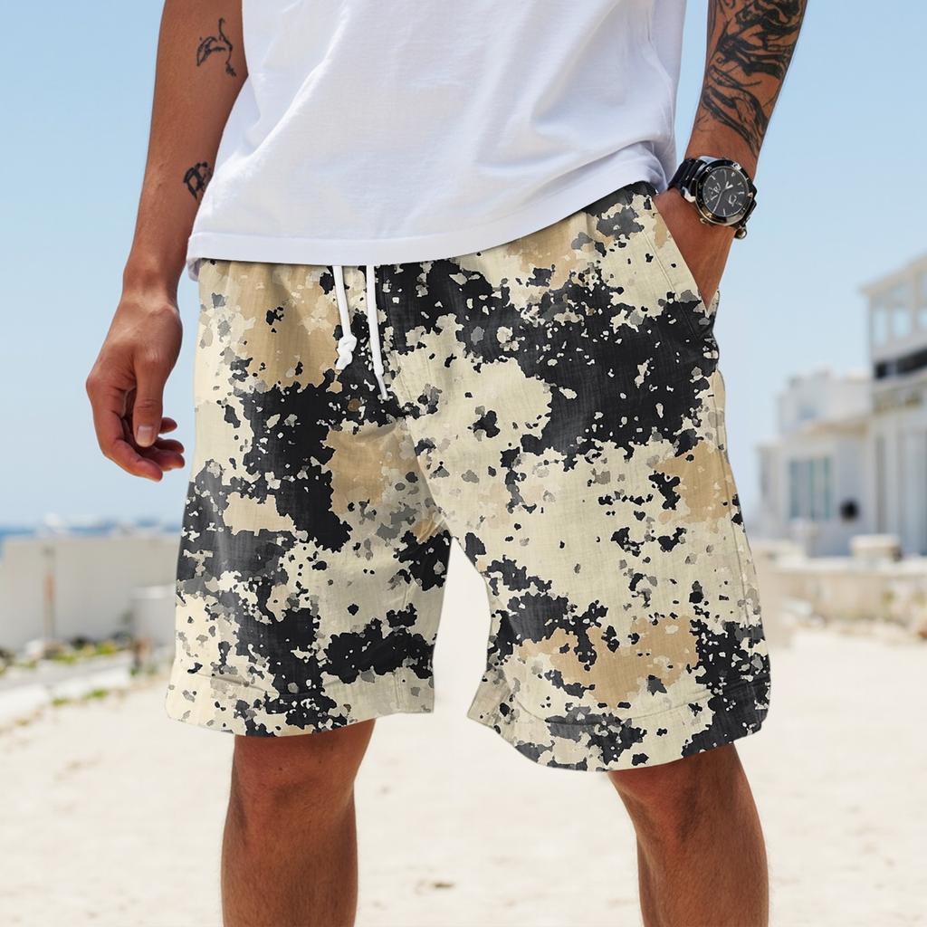 Men's Summer Large Casual Loose Sports Pants Beach Shorts
