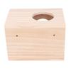 Tiny Hamster Wood House Bite Resistance Ventilated Eco Friendly Small Animal Hideout House for