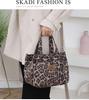 2024 Leopard Print Chic Tote Bag: Large Capacity, Fashionable Korean Style Casual Handbag for Women