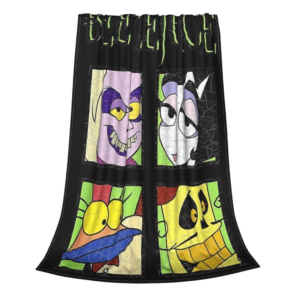 B-Beetlejuice Horror Movie Blanket Super Soft Warm Throw Blankets for Sofa 50x60 Inch Multi-size Bedspread