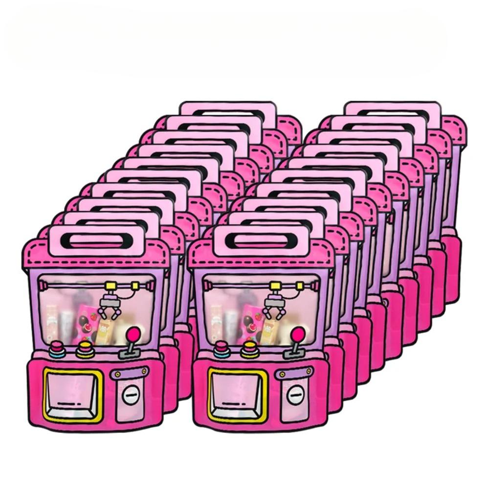 20Pcs Food Grade Cartoon Doll Shape Sweets Cookies Snack Sealing Pockets Wedding Children's Birthday Party Gift Pouch