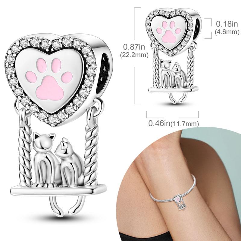 New 925 Silver Charm Bead Fit Original Bracelet Charms for Women Necklace DIY Jewelry Gift