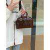 New Korean Versatile Autumn and Winter Niche Retro Black Handbag Versatile Shoulder Bag Crossbody Bag Trendy