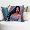 JJessi Singer Anime Celebrity Merchandise AllMatch Printed Pillow Case Sofa Car Office Room Decoration Protector