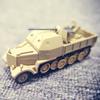 1/72 German SD.KFZ.7/2 Flak37 Half-track Anti-aircraft Armored Vehicle Military Model Toy Assembly A28