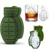 1 Silicone Grenade-Shaped Ice Mold, DIY Ice Cube Mold for Home Parties and Bars