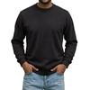 Men's Color Neck Sweatshirt Long Sleeve Casual Pullover