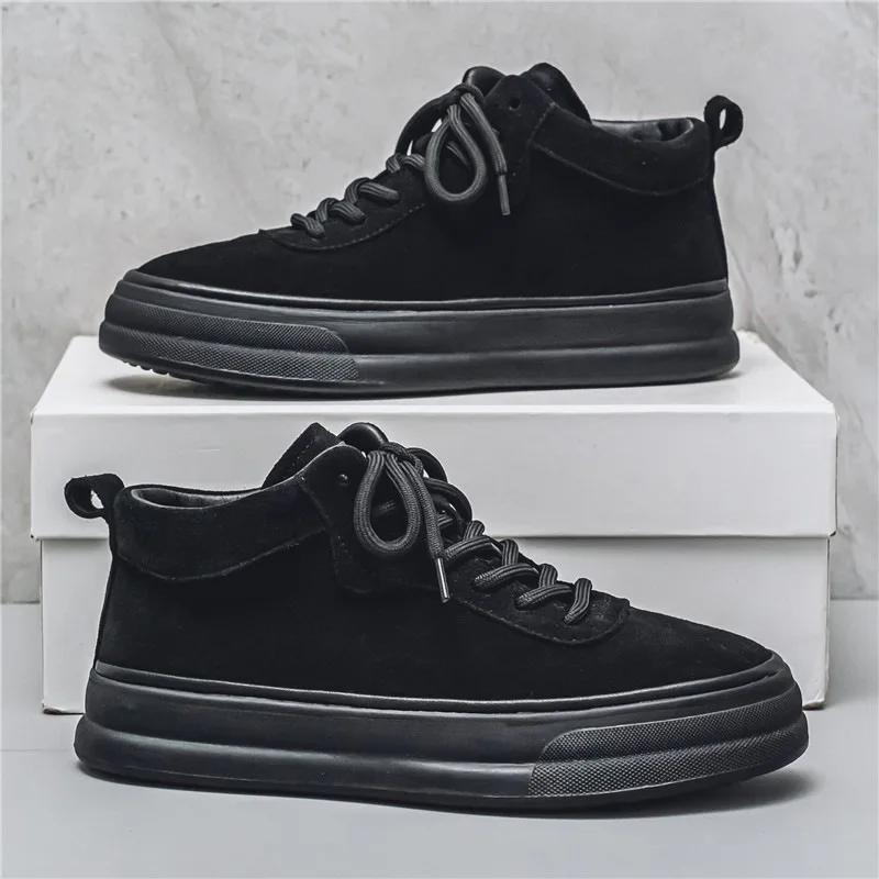 Fashion Men Sneakers  Retro Autumn Comfort Casual Sports Shoes Outdoor Non Slip Wear-resistant Tennis Lace-up Running Shoe