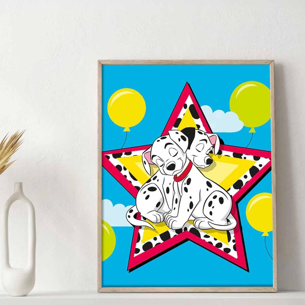 DIY Diamond Painting Snuggling Dalmatians Cross Stitch Kit Mosaic Art Diamond Painting Full Circle Diamond Home Decoration