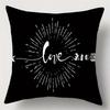 Home Decor Love-Themed Geometric And Peaceful Pillow Covers Pattern Cushion Cover Suitable For Sofa Bedroom Car Pillow Cover
