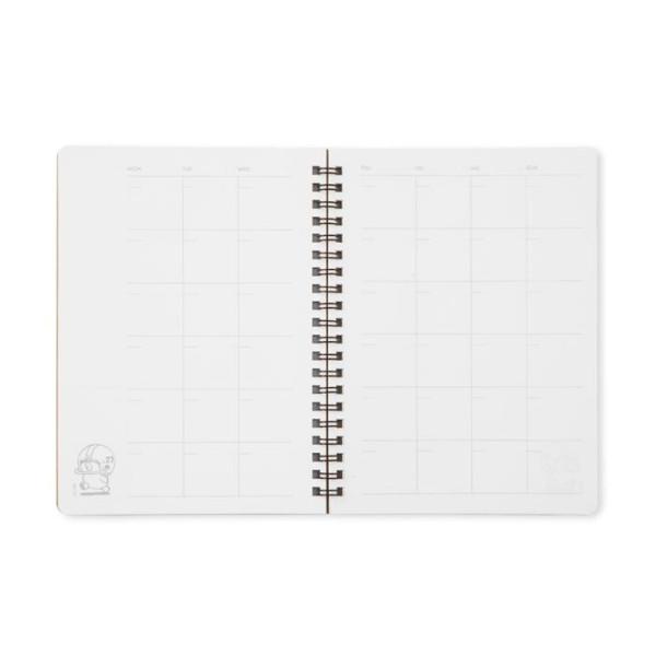 Brown & Sally University Monthly Planner Blue