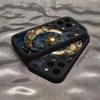 Sun&Moon Silicone Phone Case for IPhone 17 16 14 12 13 11 15 Pro Max Plus Air Shockproof Soft Cover