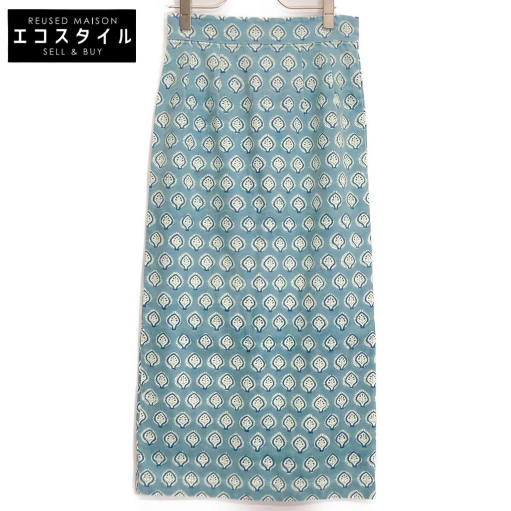 Ron Herman [xSZ Blockprints] Blue Canvas Skirt skirt XS blueUsed