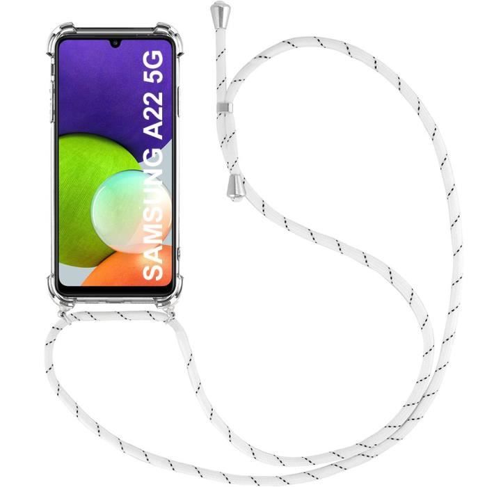 Coque de Protection - PROSHOP - Samsung Galaxy A22 5G - Souple - Antichoc - Blanc