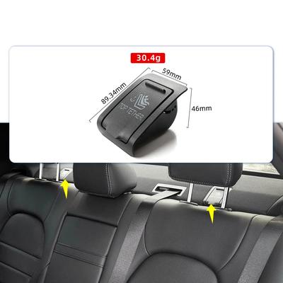Car Seat ISOFIX Switch Cover OEM 2058680139 Rear Child Seat Safe ISOFIX Cover For Mercedes Benz W205 C Class 2015-2021 C200 C180