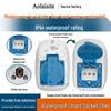Weatherproof Outdoor WiFi Remote Control Timer Switch Socket with IP44 Plastic Shell