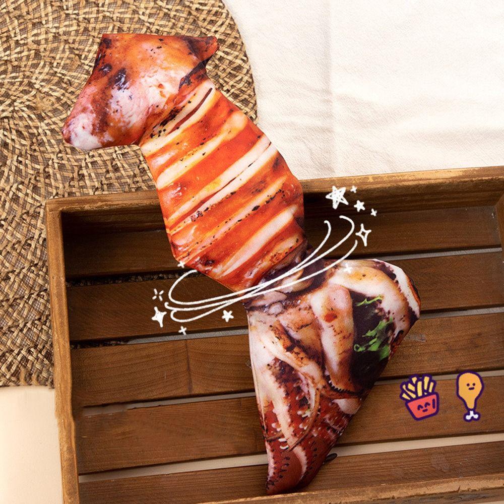 Realistic Meat Pencil Case Pig's Trotters Stationery Bag Creative Fish Shape Pen Bag  Make-up Pouch