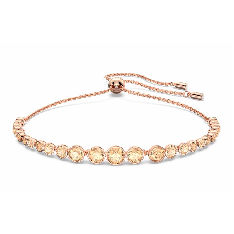 Swarovski Imber Emily Mixed Round Cut Synthetic Cubic Zirconia Gold Plated Bracelet Women s 5663393