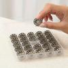 25PCS Universal Fit Sewing Machine Bobbins with Storage Holder Box for Home Handheld Machines Suitable for Beginners and Tailors