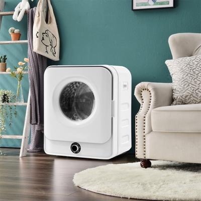 Portable Clothes Dryer 830W 4.5Kg Capacity Multiple Filtration 5 Programs Overheating Protection Wall Mount Compact Electric Laundry Dryer Machine