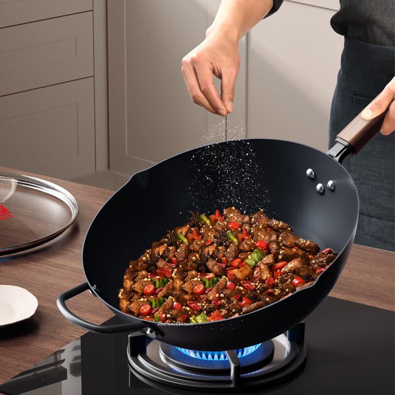 Kambach 32cm Titanium Cast Iron Wok